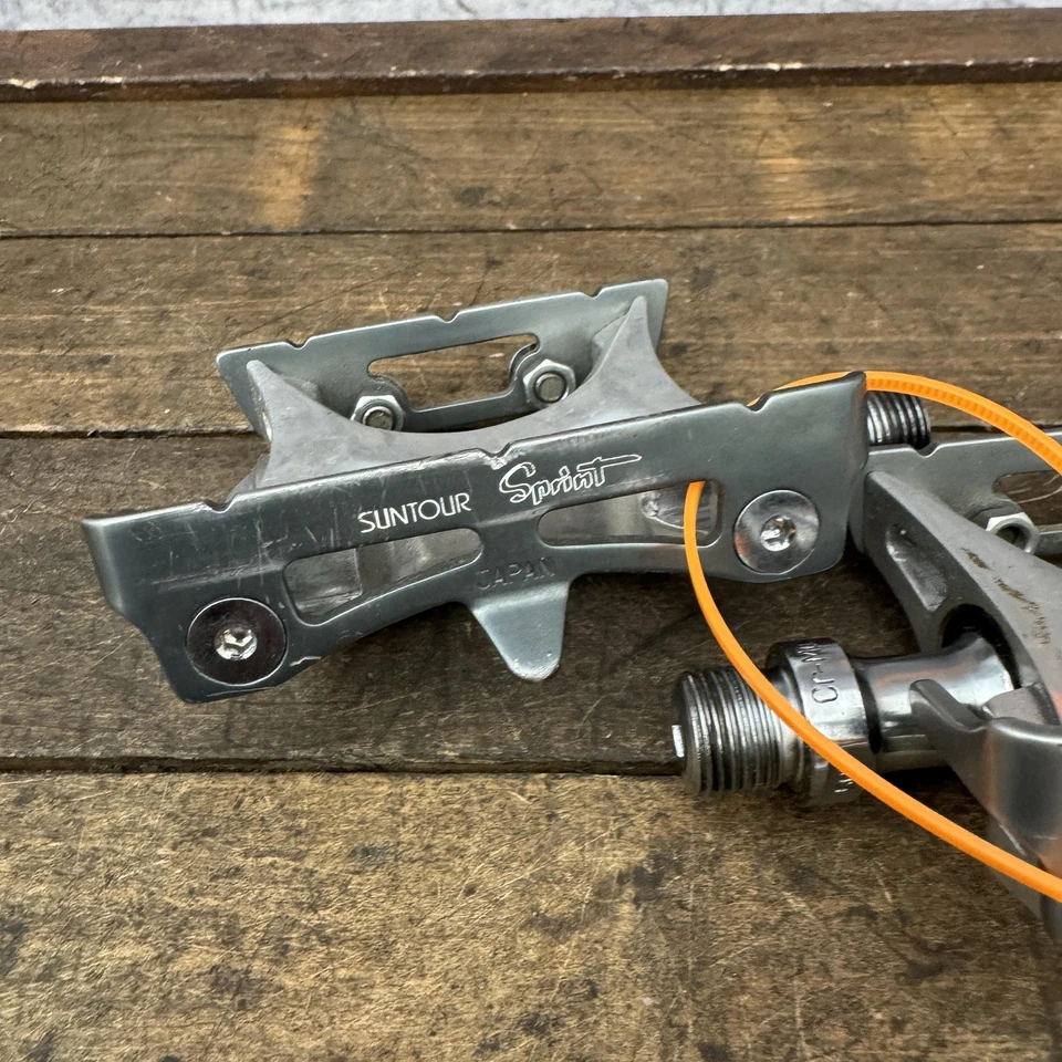 Pedales de bicicleta de carretera de aleación Suntour Sprint de colección par de pista de carreras de Japón 9/16 Foto 2 de 4