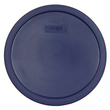 Pyrex Blue Plastic Lid Fits 7403 10 Cup Round Sculptured Glass Dish - Origina...