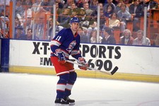 Scott Arniel Winnipeg Jets skates against the Los Angeles Kings at- Old Photo