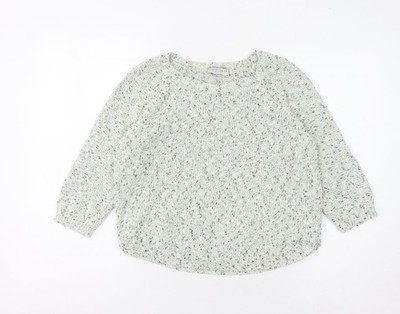Grauer Damenpullover UK-Größe 8 von Marks and Spencer
