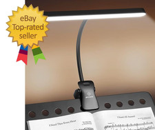 Super Bright Eye-Caring Music Stand Light, Clip on Piano Lamp with 3 Colors ...