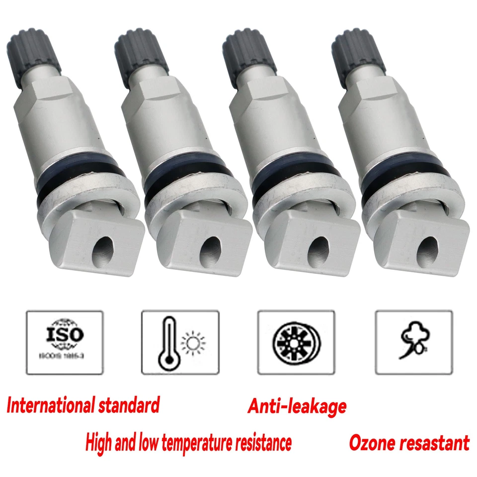 4x Tyre TPMS Pressure Sensor Valve Stem Repair Kit Fit Mercedes Benz C E-Cla SLK - Изображение 2 из 4