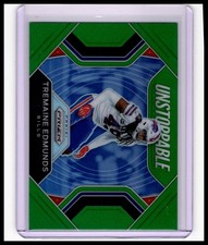 2020 Panini Prizm #4 Tremaine Edmunds Unstoppable Prizms Green