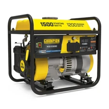 Champion Power 201285 CO Shield 1500 / 1200 -Watt Single fuel Portable Generator