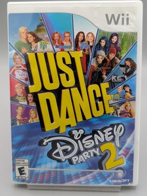 Just Dance: Disney Party 2 Nintendo Wii Motion Party Video Game & Case VG