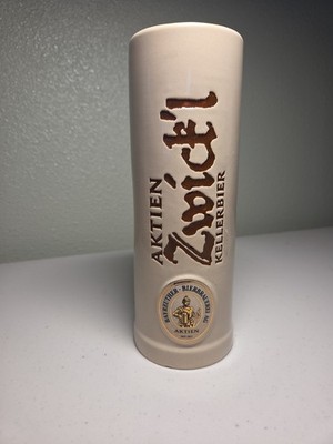AKTIEN ZWICK'L KELLERBIER Bayreuth Glazed Stoneware 0.5l 1/2l Beer Mug/Stein