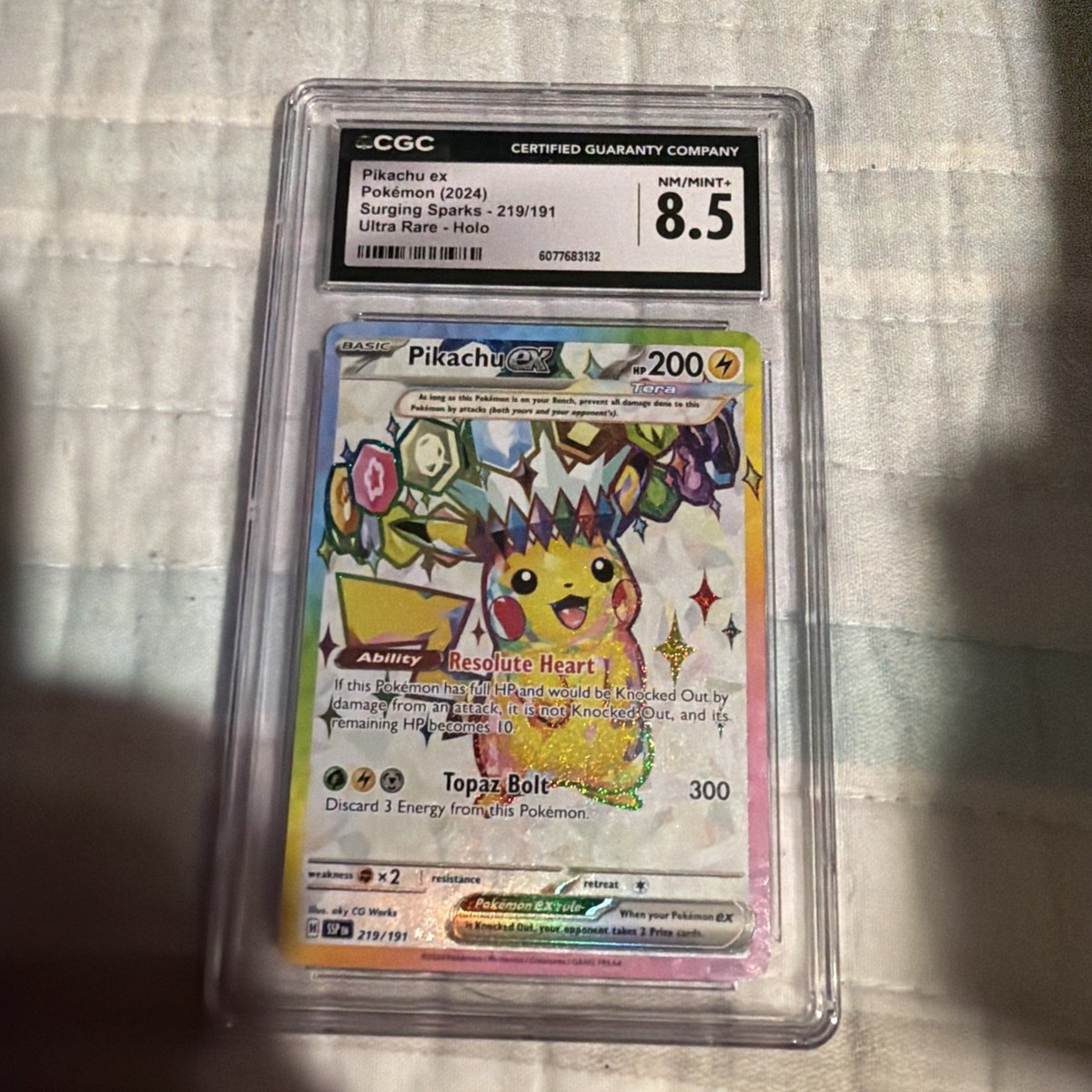 Buy Pikachu ex 219/191 Sv08: Surging Sparks Holo online | eBay