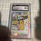 2024 POKEMON SURGING SPARKS ULTRA RARE HOLO #219 PIKACHU EX CGC 8.5