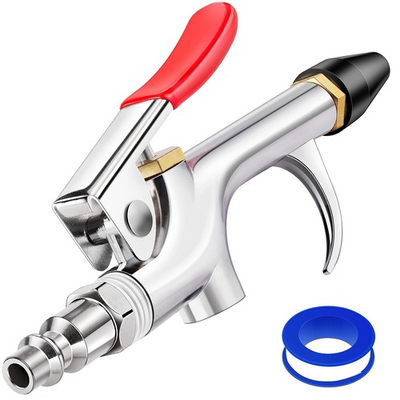 #ad 4Pcs Air Blow Gun Kit 2 Way Connection Nozzle with 1 4 IN... $6.71