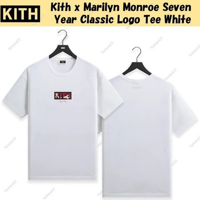 Kith x Marilyn Monroe Seven Year Classic Logo Tee White