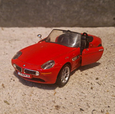 BMW Z8 Convertible Red Diecast Model Car Diecast/Plastic Black Silver