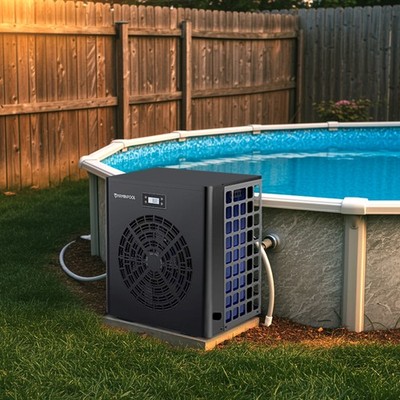 VARMINPOOL 16000BTU Above Ground Swimming Pool Water Heater Spa Hot Tub 110V