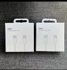 2x OEM iPhone 15 & 16 Pro Max Fast Charging USB Type-C Cables Original Woven