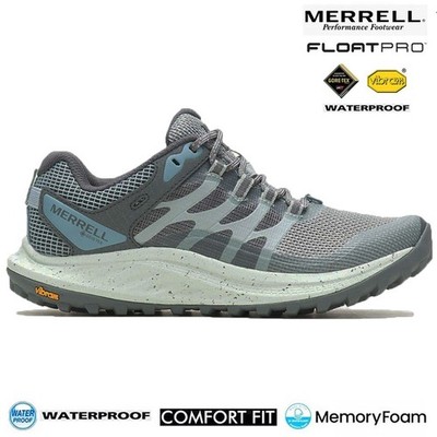 DAMEN MERRELL WANDERSCHUHE WASSERDICHT GORETEX KNÖCHEL WALKING TRAIL TREK SNEAKER