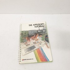Apple II Applesoft BASIC Tutorial Manual Original Spiral Bound Vintage Apple