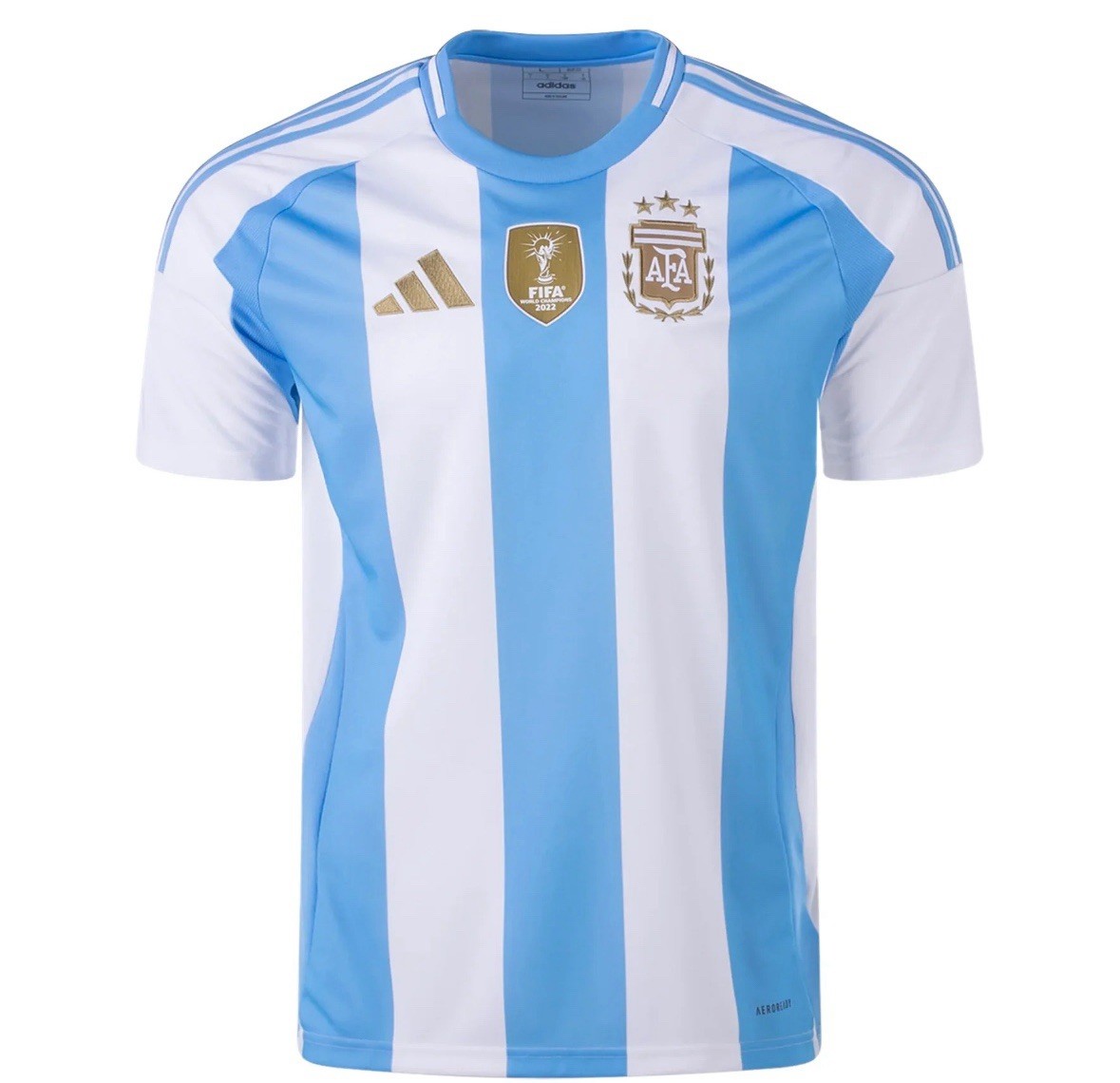 Adidas Messi 10 Argentina Jersey 2024 Home Soccer Jersey XL Blue Burst White NEW
