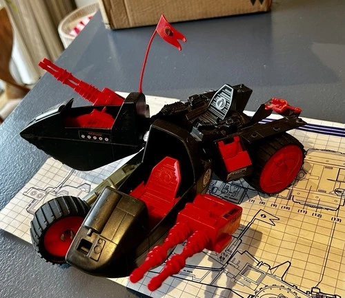 Cobra Stun v1 GI Joe 1986 Hasbro Cobra Vintage Vehicle w/Instructions