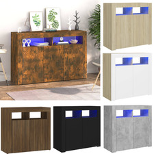Sideboard Kommode Highboard mit LED Leuchte Schrank Anrichte Beistellschrank neu