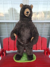 Melissa Doug Giant Plush Grizzly Bear 30402 Standing Stuffed Animal 46" Jumbo