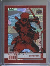 2020-21 Upper Deck Marvel Annual Hologram 16/21 Deadpool #37 he7