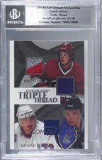 2003-04 ITG Ultimate Memorabilia 4th Edition 23/40 Eric Staal Michael Ryder wo2