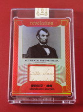 2025 Eternal Revelation History Relics Abraham Lincoln 11/25