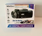 Vivitar 4K Digital Camcorder 4K Video Camcorder DVR4K-BLK BRAND NEW Open Box