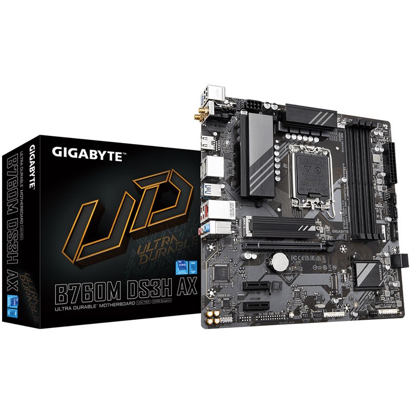 Gigabyte B760M DS3H AX B760 S1700 mATX DDR5 Scheda madre Intel Socket 1700 (Core