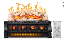 21 Inches Electric Fireplace Insert Log Heate...