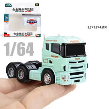 1:64 Scale Scania Container Truck Diecast Model with Pull Back Action