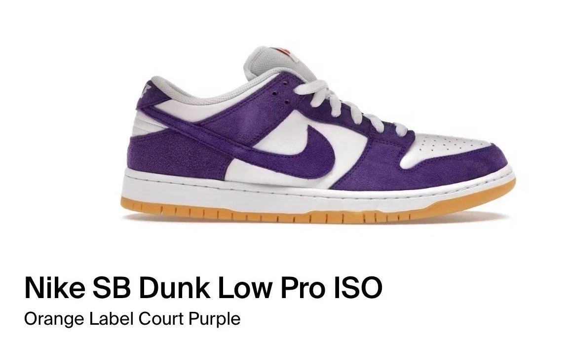 Preços baixos em Nike Dunk SB Low Purple Suede | eBay