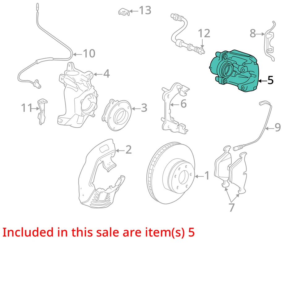 Pinza freno delantero izquierdo bmw 750li xbaou Foto 2 de 3