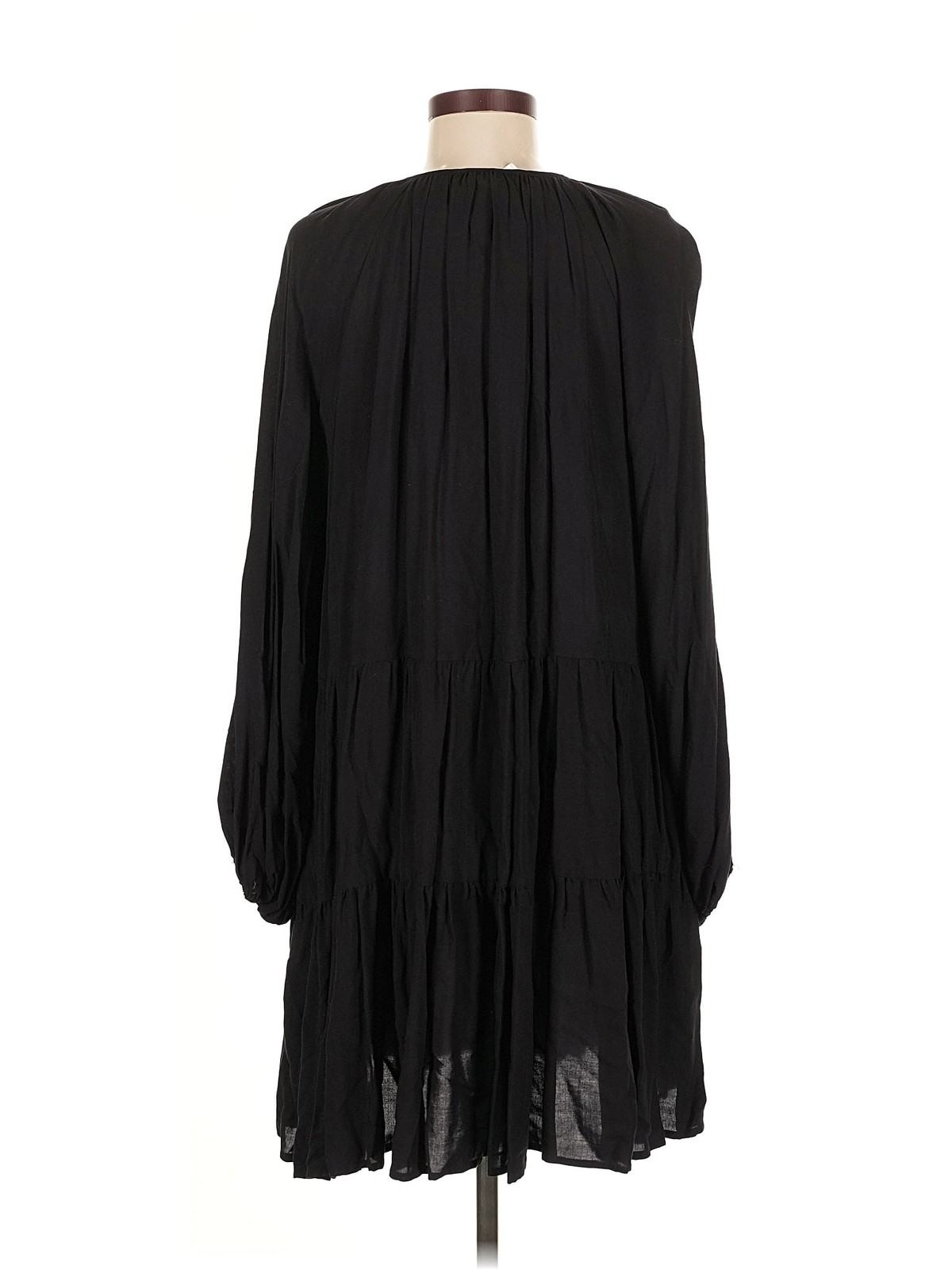 H&M Women Black Casual Dress M thumbnail 2
