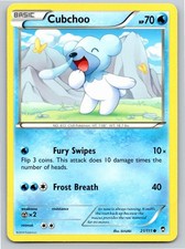 2014 POKEMON FURIOUS FISTS CUBCHOO 21/111 C LP A105872 FREE S&H