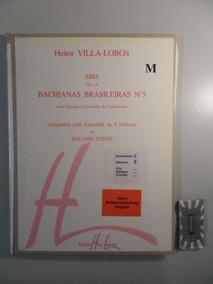 Aria de La Bachianas Brasileiras No. 5 pour Soprano et Ensemble de Violoncelles.