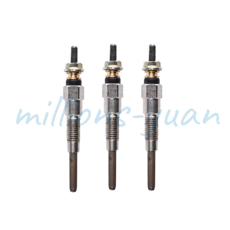3PCS Glow Plug 16281-65510 1628165510 for Kubota V1505 V1305 B2320 B2620 B2920
