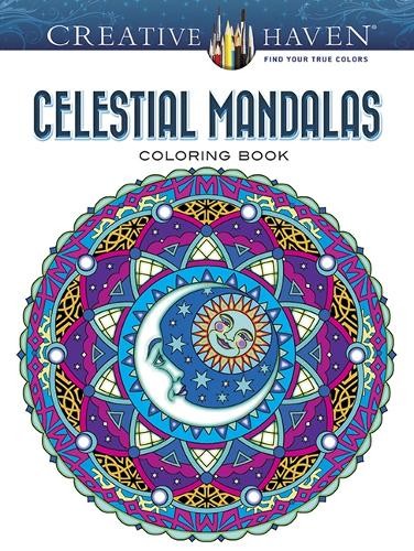 Creative Haven Celestial Mandalas Coloring Book - Image 6