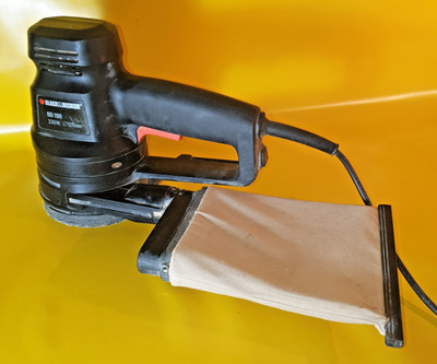 BLACK & DECKER Schwingschleifer-Schwabbel Typ BD 190/H1-125mm-incl.Staubbeutel