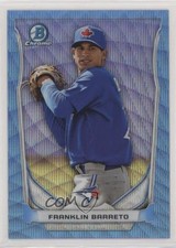 2014 Bowman Chrome Prospects Blue Wave Refractor Franklin Barreto #BCP4 00et