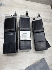 3 - Vintage REALISTIC TRC-208 Walkie Talkie“Stranger Things” Prop FOR PARTS Only