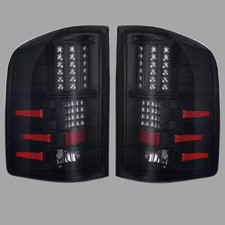 Tail Lights Black Smoke Brake Lamps For 07-14 Chevy Silverado 1500 2500 Led Tail Lights Black Smoke Brake Lamps For 07-14 Chevy Silverado 1500 2500 Led