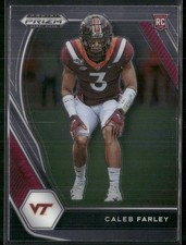 2021 Panini Prizm Draft Picks Collegiate #138 Caleb Farley