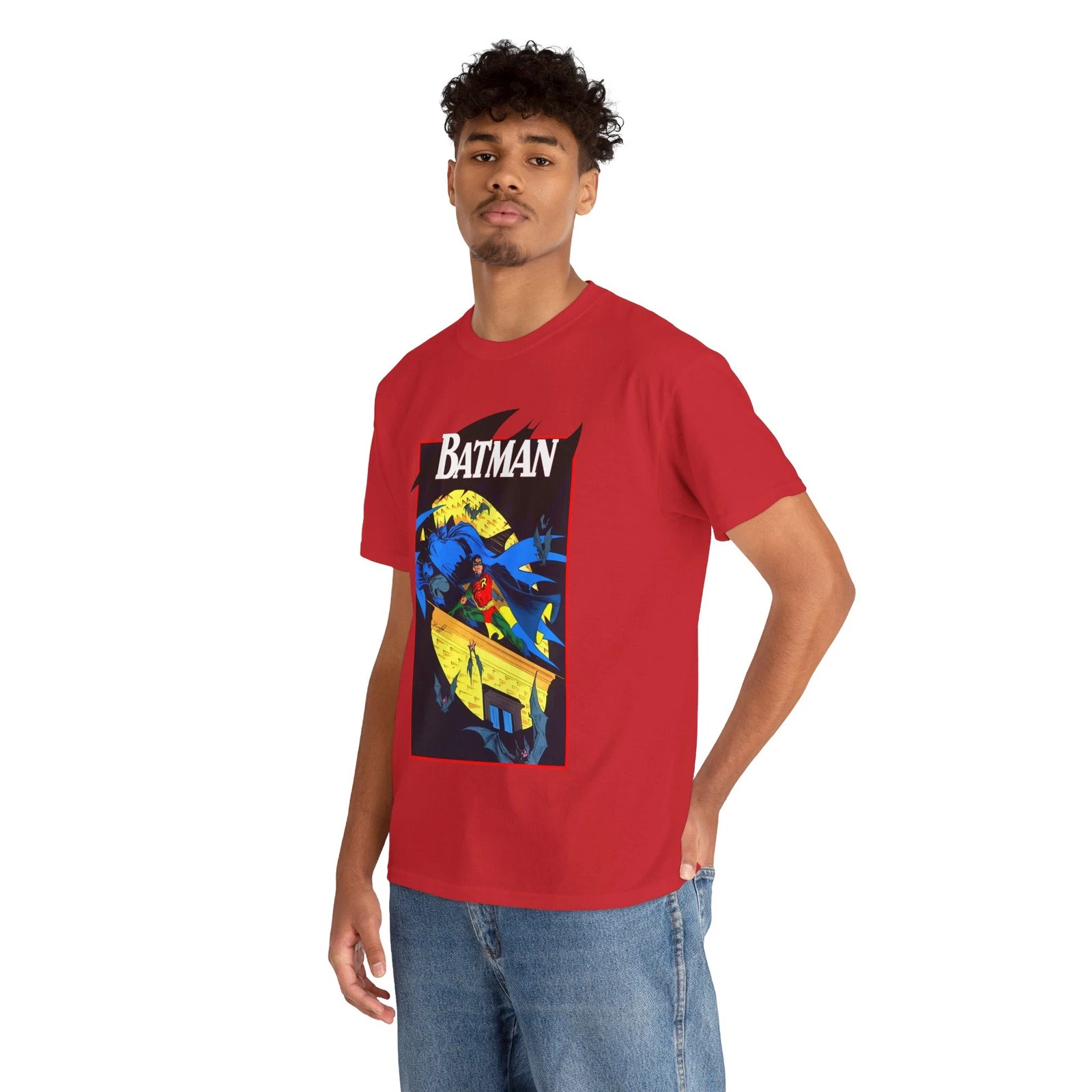 Batman & Robin T-Shirt - Norm Breyfogle Art - DC Comics - Dynamic Duo - Gotham