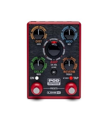 Line 6 Amp Simulator Amp/Effects Processor Multi-Effects POD EXPRESS GUITAR