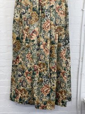 Vintage floral curtains cottagecore chintz country Cotton / XL  / 64” W / 49” D
