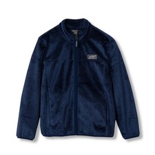 "Eddie Bauer" Kids Quest Fleece Full-Zip Jacket, 5/6, navy blue