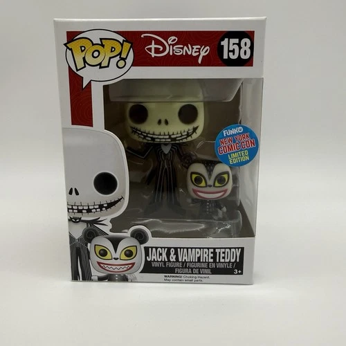 Funko POP! Disney Jack & Vampire Teddy New York Comic Con NYCC