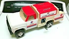 1980’s-Tonka-United Airlines Airport Gas Tender Tanker Truck-removeable Wheels!