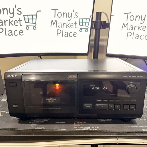 Sony CDP-CX571 50 Disc +1 CD Mega Storage Changer Player Carousel - TESTED