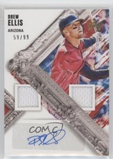 2022 Panini Diamond Kings DK Material Signatures Gold 59/99 Drew Ellis Auto 19ed